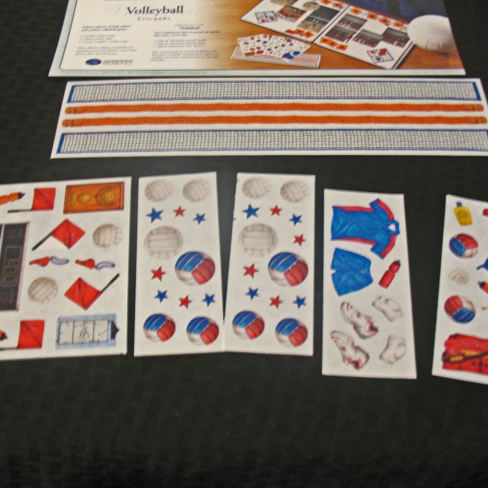 Creative Memories Volleyball Stickers